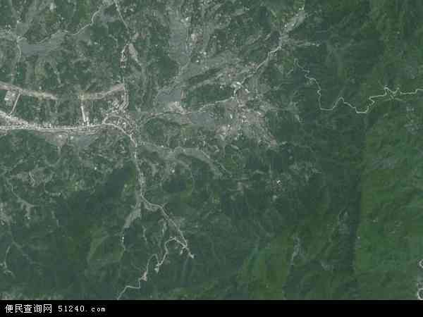 中国安徽省六安市金寨县古碑镇地图(卫星地图